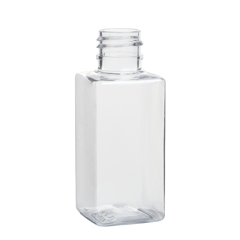 50ml Plastic Clear Square Bottles Wholesale
