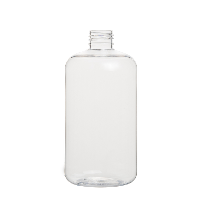 400ml Plastic PET Boston Round Clear Bottle Factory