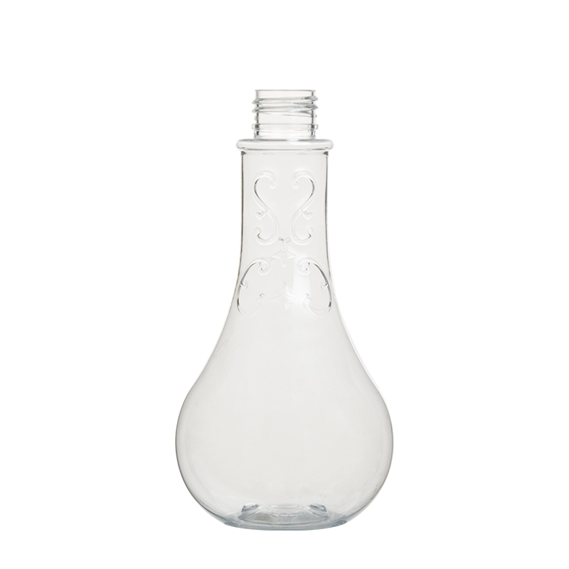 250ml 8oz Clear Plastic PET Bottles Decorative Shampoo Bottles Shower Gel Bottles
