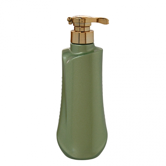 500ml ειδικό σχήμα πράσινο πλαστικό σαμπουάν μπουκάλια