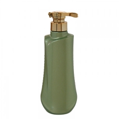 500ml ειδικό σχήμα πράσινο πλαστικό σαμπουάν μπουκάλια