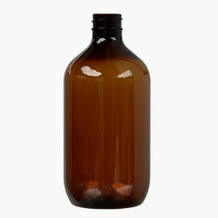 500ml φιάλες σαμπουάν μεγάλης χωρητικότητας κεχριμπαρένιες φιάλες βοτάνια