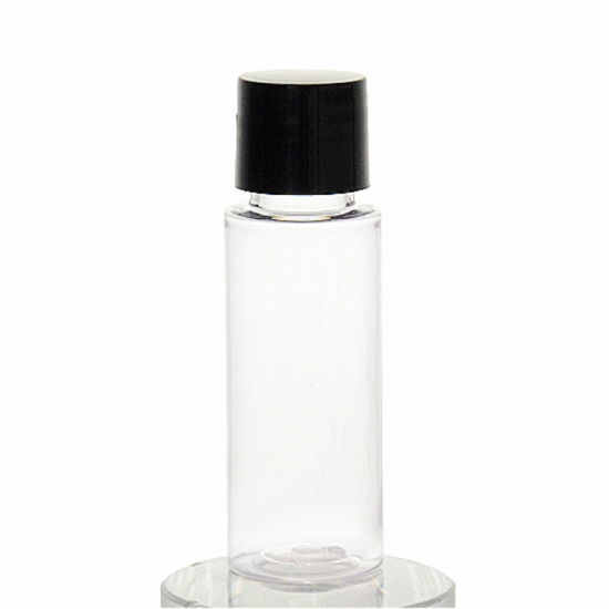 18mm Μέγεθος Λαιμών 20ml PET Δείγμα Τονωτικού μπουκάλια με μαύρο βιδωτό πώμα
