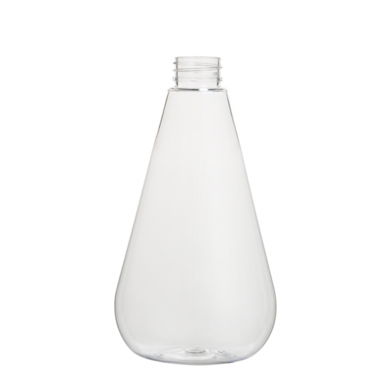 κωνικό τρίγωνο 500ml άδειο 16 ουγκιές πλαστικό μπουκάλι καλλυντικών δοχείων