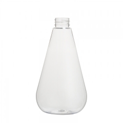 κωνικό τρίγωνο 500ml άδειο 16 ουγκιές πλαστικό μπουκάλι καλλυντικών δοχείων