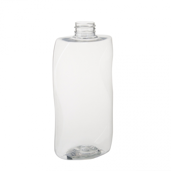 σχήμα κυμάτων 500ml άδειο 16oz Καλλυντικό δοχείο πλαστικό μπουκάλι