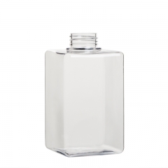 πλατεία τεσσάρων γωνιών ευρύ στόμα 500ml άδειο 16oz Καλλυντικό δοχείο πλαστικό μπουκάλι κατοικίδιων ζώων