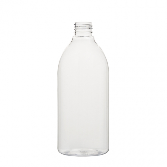  Crossbody στρογγυλό μπουκάλι 400ml Πλαστική φιάλη Clear Pet