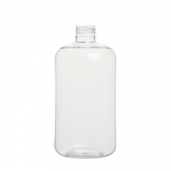 Βοστώνη στρογγυλό μπουκάλι 400ml Πλαστικό κατοικίδιο ζώο καθαρό για φροντίδα του δέρματος