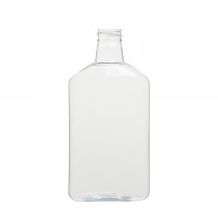 λοξό μπουκάλι μπουκάλι μπουκάλι ώμου οβάλ φιάλη κατοικίδιων ζώων 400ml 