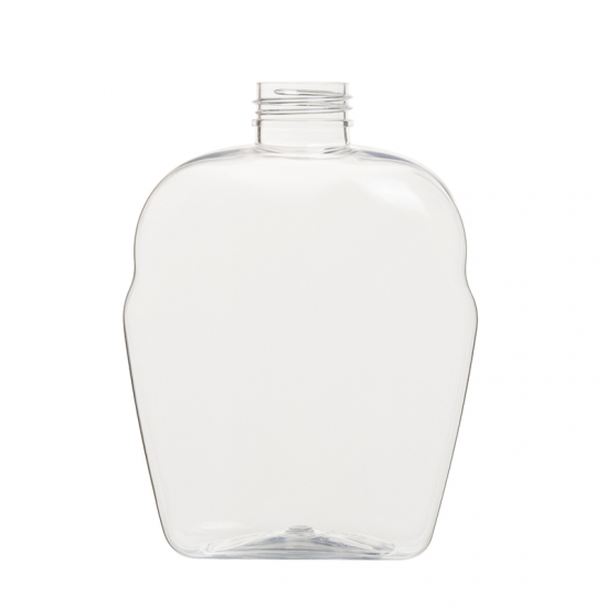  380ml Μοναδικός σχεδιασμός λίπος ωοειδές κατοικίδιο ζώο καλλυντικά συσκευασίας πλαστικό μπουκάλι