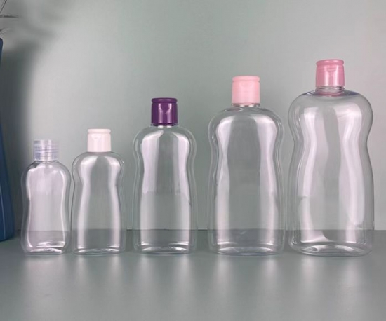 Wholesale 80ml 100ml 200ml 300ml 500ml Empty Plastic PET Waist shrinking bottle
